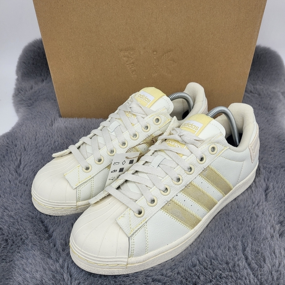 New adidas Parley x Superstar 'Off White' GX6970 Men's Shoes Size 10